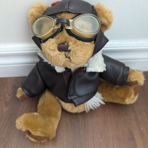 Vintage Pickford Bears Aviator Teddy "RADAR"with Leather Jacket